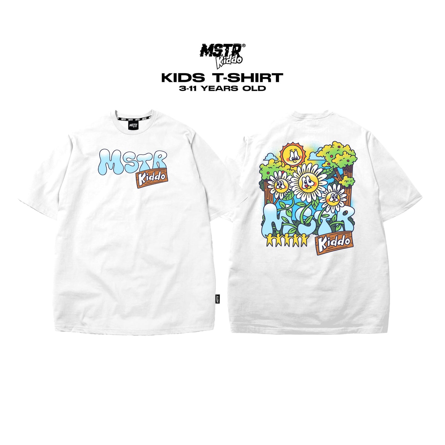MSTR - YOUTHFUL COLLECTION "DEVELOP" KIDS TS (WHITE)