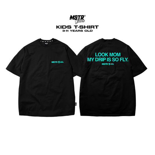 MSTR - KIDDO COLLECTION "DRIP" KIDS TS (BLACK)