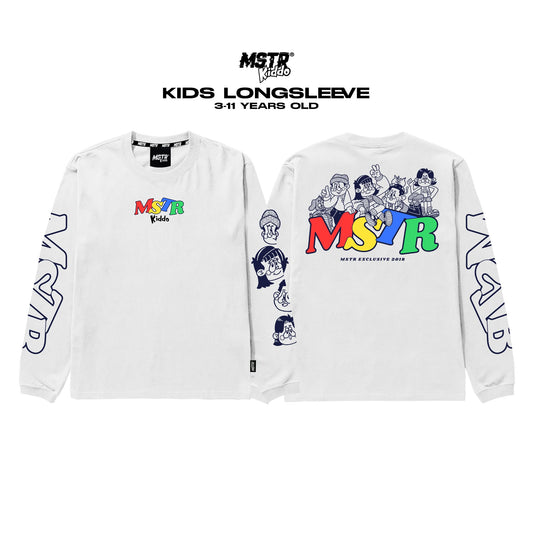 MSTR - YOUTHFUL COLLECTION "EQUABLE" KIDS LS (WHITE)
