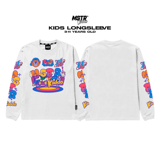 MSTR - YOUTHFUL COLLECTION "CHILLIN" KIDS LS (WHITE)