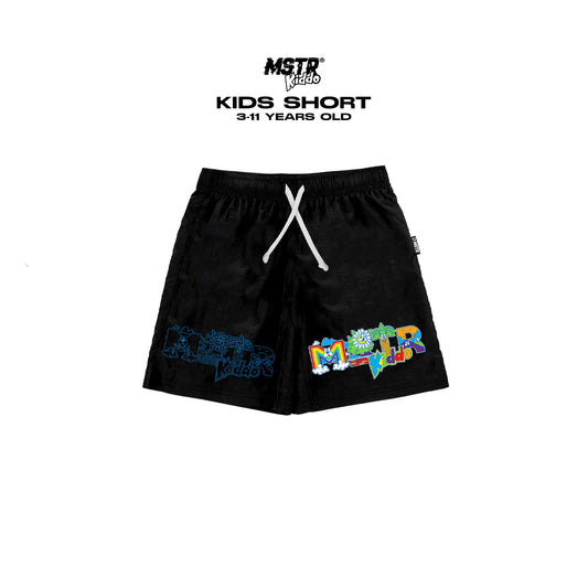 MSTR - YOUTHFUL COLLECTION "PRISM" KIDS SHORT (BLACK)