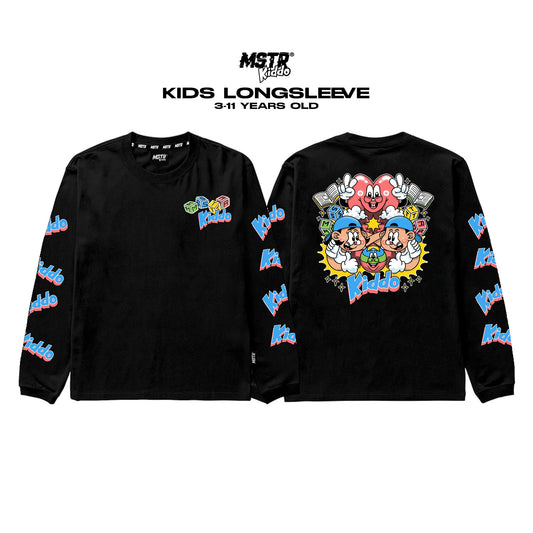 MSTR - YOUTHFUL COLLECTION "GOODJOB" KIDS LS (BLACK)