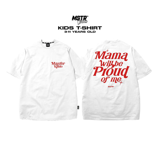 MSTR - KIDDO COLLECTION "PROUD" KIDS TS (WHITE)