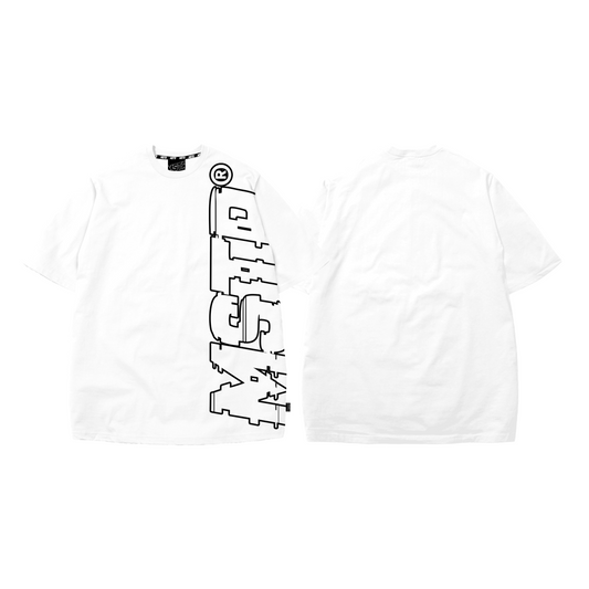 MSTR - ESCALATE COLLECTION "SIDE RETREAT" TSHIRT (WHITE)