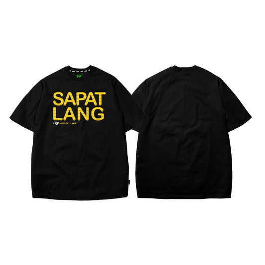 MSTR X HUSTLIN COLLAB 2025 "SAPAT" TSHIRT (BLACK)