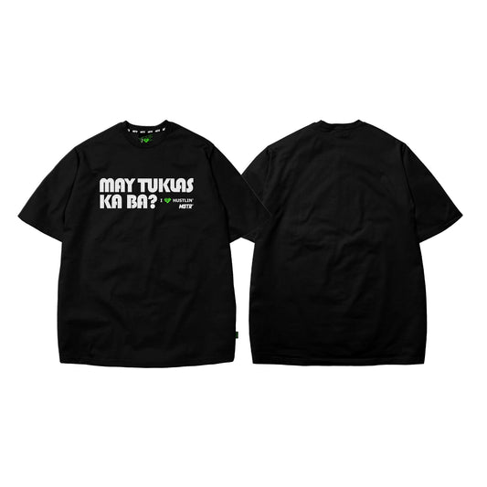 MSTR X HUSTLIN COLLAB 2025 "TUKLAS" TSHIRT (BLACK)