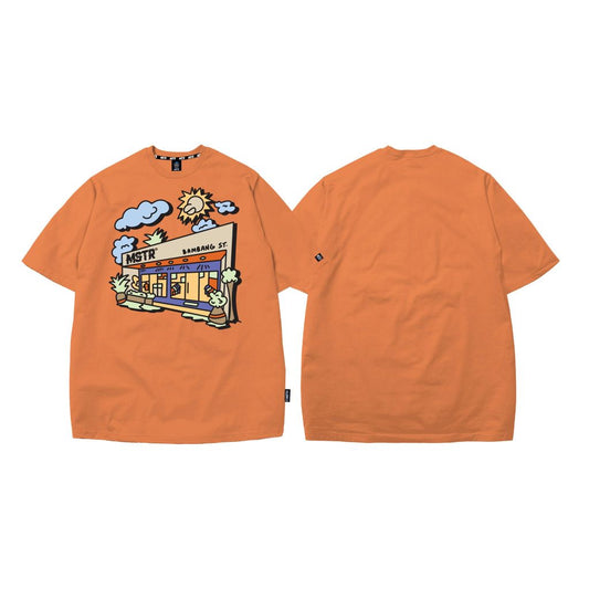 MSTR - ACTIVITIES COLLECTION "FLAGSHIP" TSHIRT (TANGERINE)