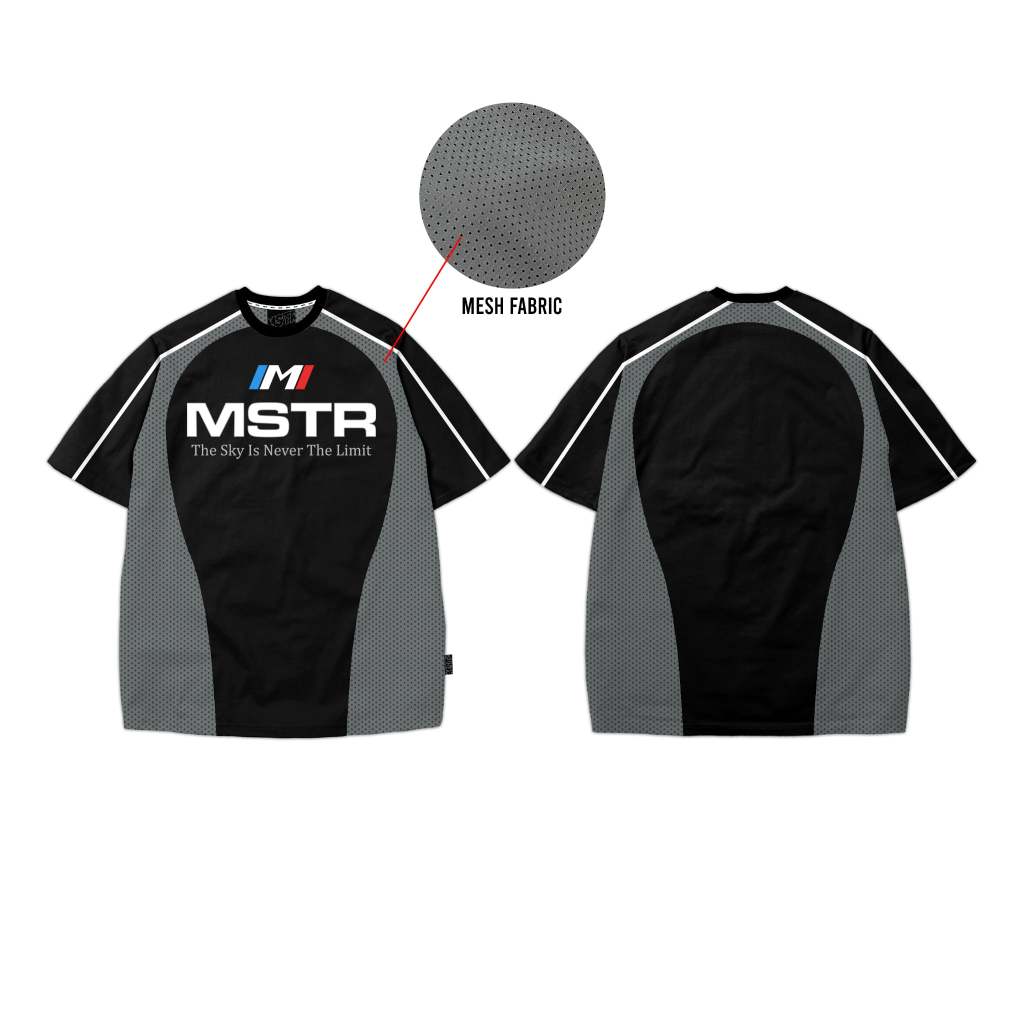 MSTR - HOARD COLLECTION "H2" CUT & SEW TSHIRT (BLACK GRAY)