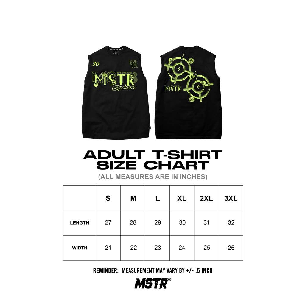 MSTR - HOARD COLLECTION "CROSSHAIR' TANK TOP ( BLACK)