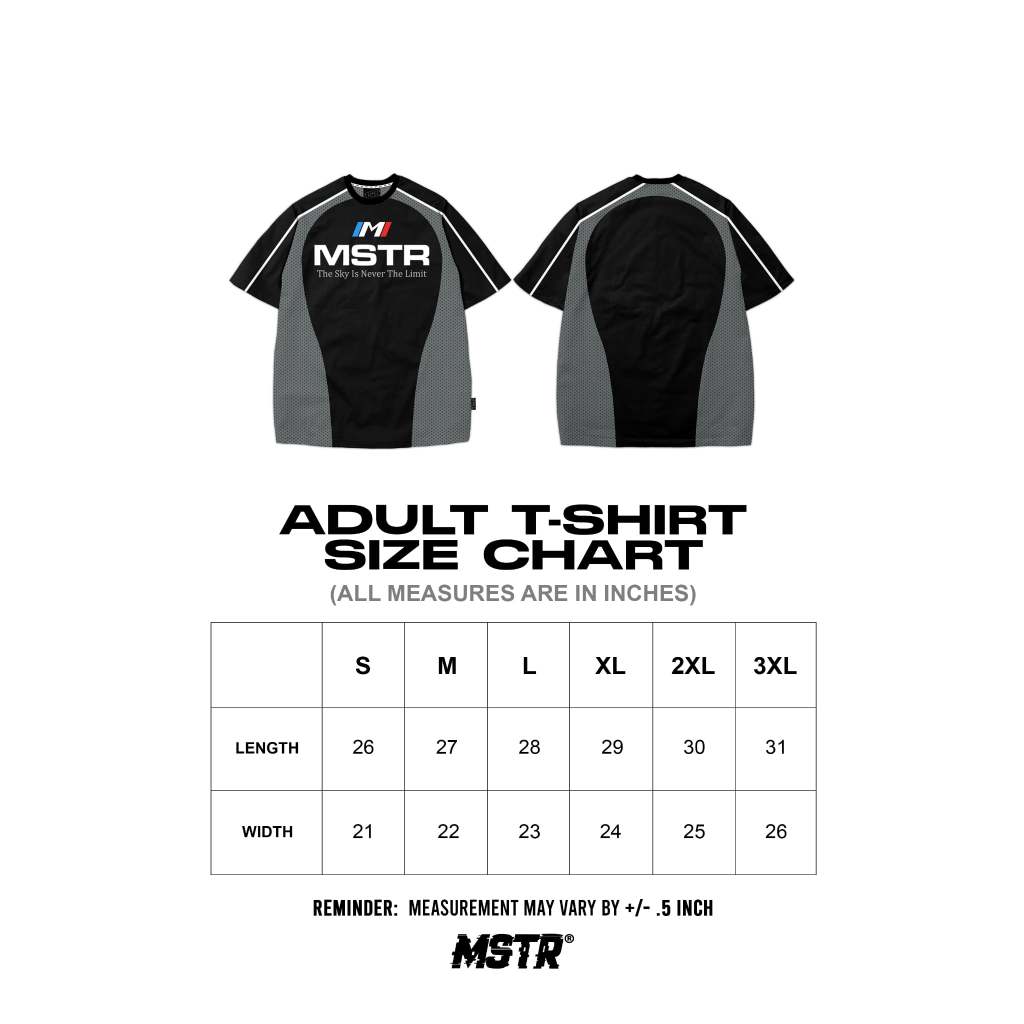 MSTR - HOARD COLLECTION "H2" CUT & SEW TSHIRT (BLACK GRAY)