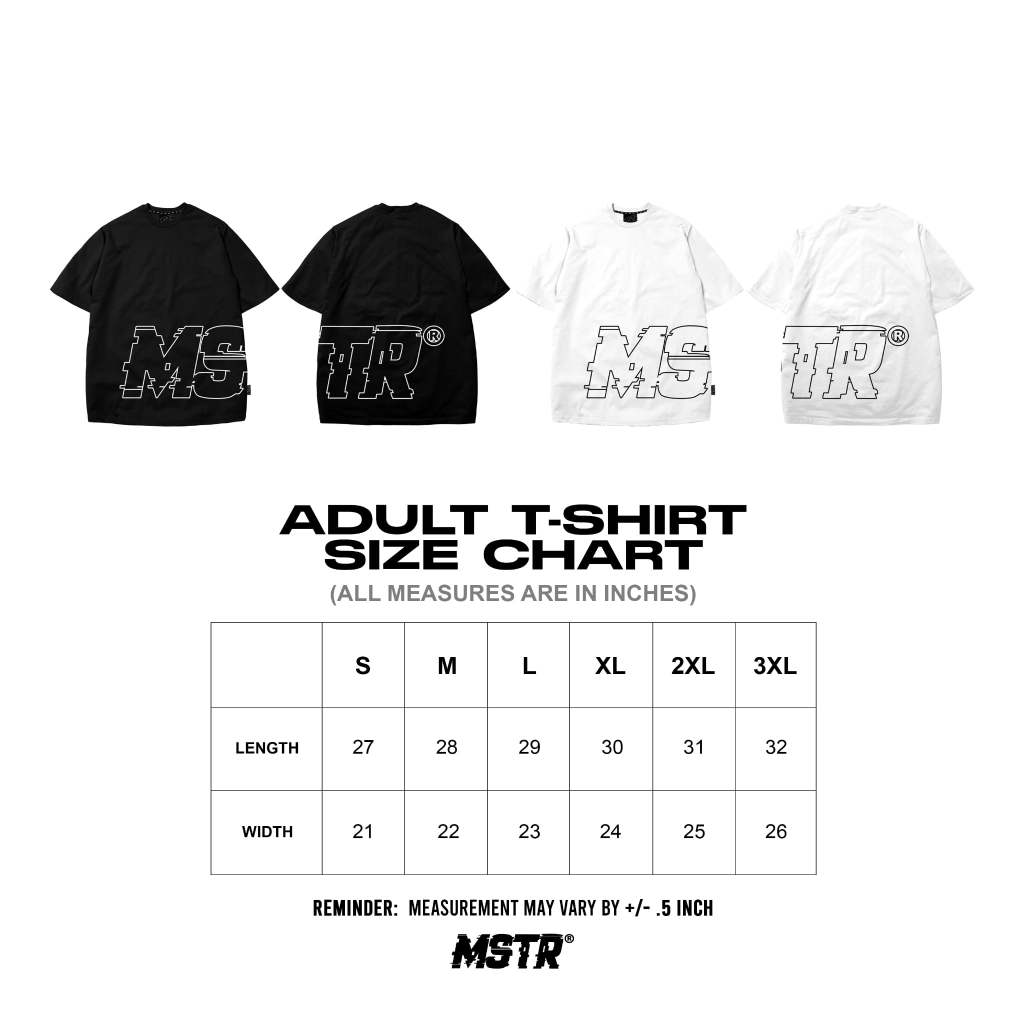 MSTR - ESCALATE COLLECTION "OG INSIDE" TSHIRT (BLACK)