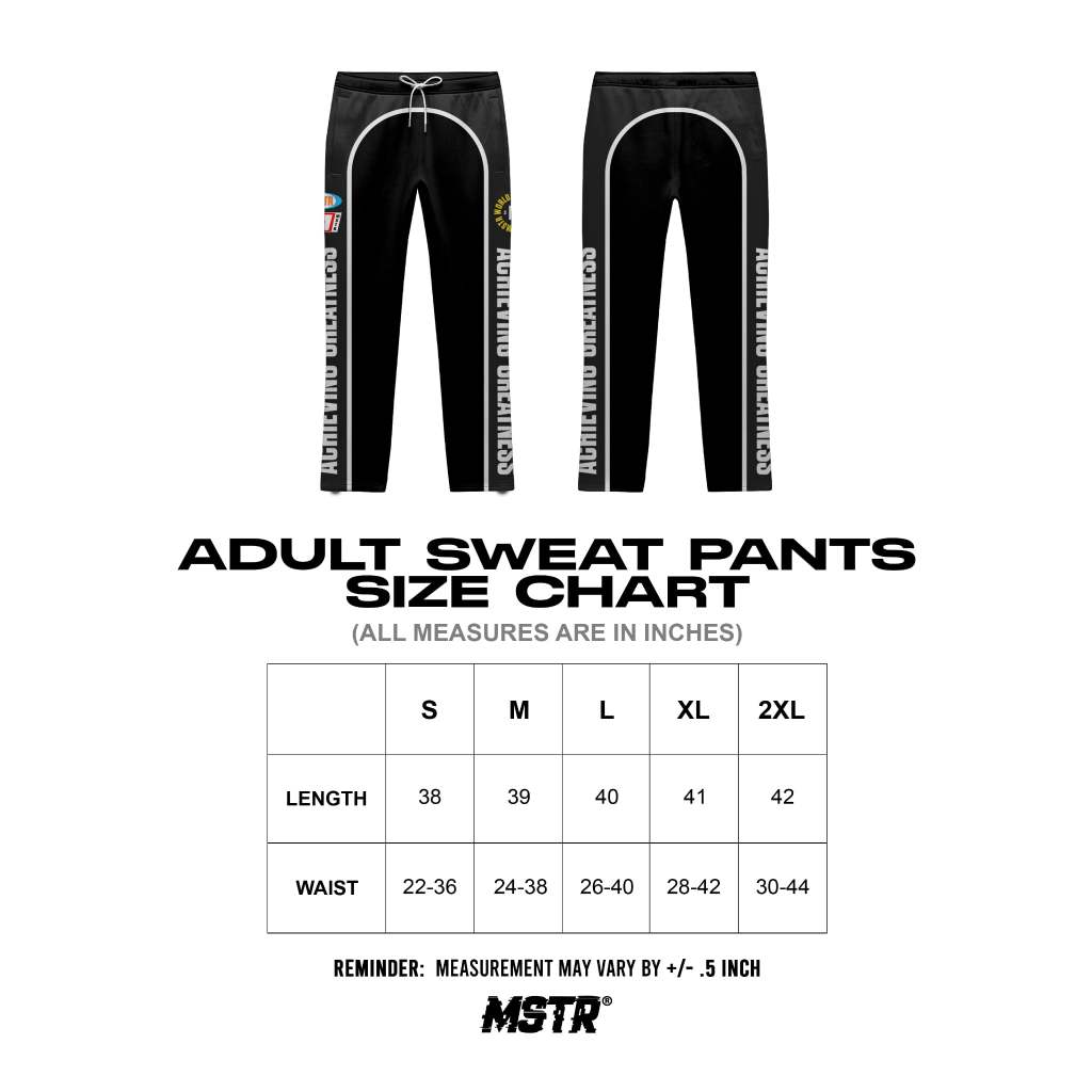MSTR - HOARD COLLECTION "H1" SWEATPANTS (BLACK GRAY)
