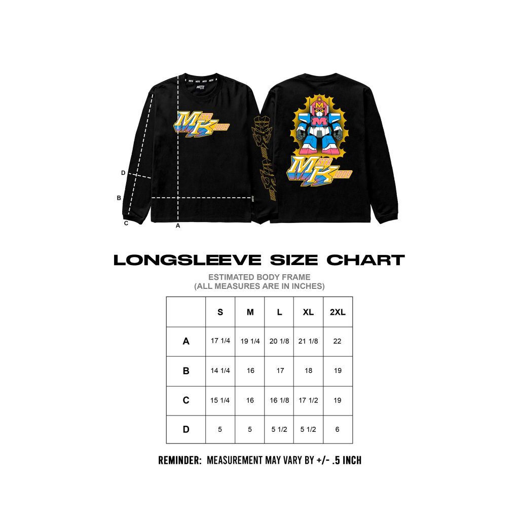 MSTR - YOUTHFUL COLLECTION "VOLTZ MK" KIDS LS (BLACK)