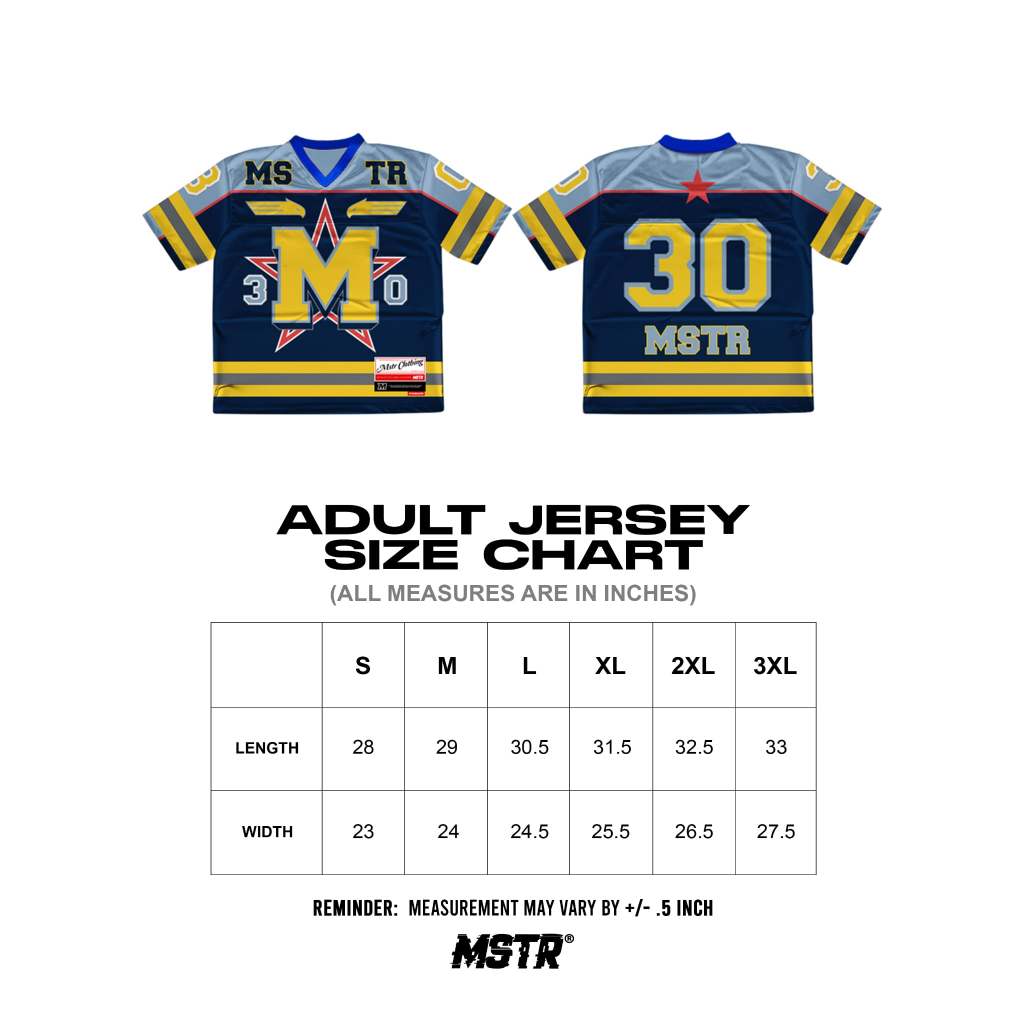MSTR - SQUAD COLLECTION "GLITZY" JERSEY SHIRT