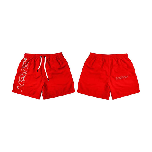 MSTR - ESCALATE COLLECTION "RETREAT" MESH SHORT (RED)
