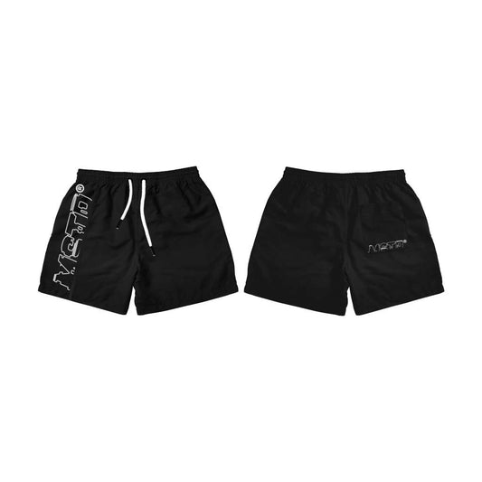 MSTR - ESCALATE COLLECTION "RETREAT" MESH SHORT (BLACK)