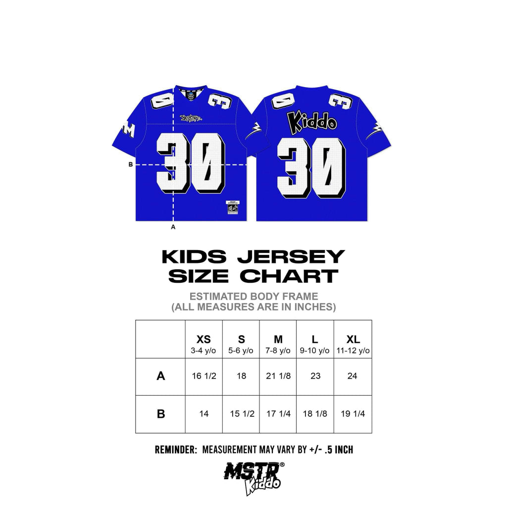 MSTR - KIDDO COLLECTION "CORE" KIDS JERSEY (BLUE)