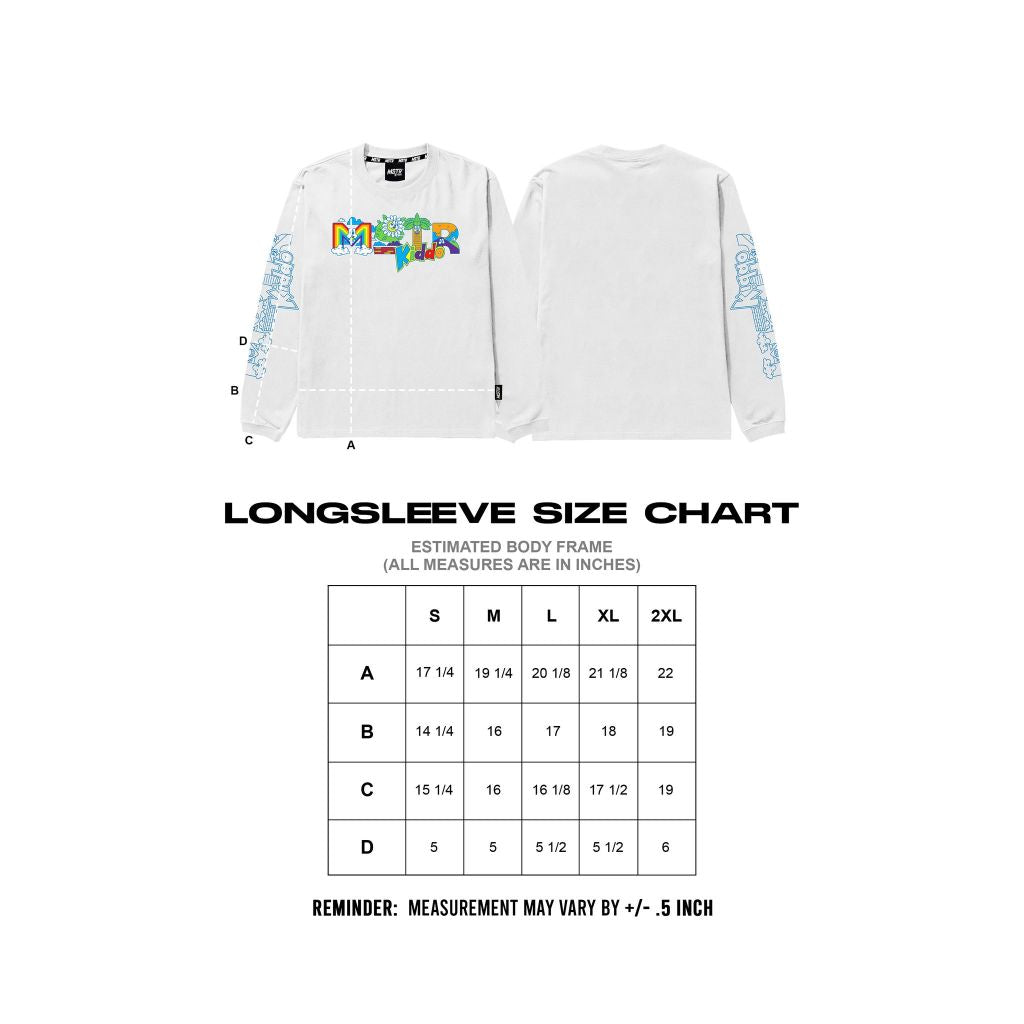 MSTR - YOUTHFUL COLLECTION "PRISM" KIDS LS (BLACK)