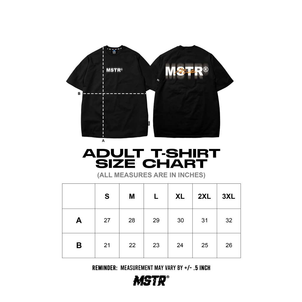 MSTR - ESCALATE COLLECTION "CASTING" TSHIRT (BLACK)