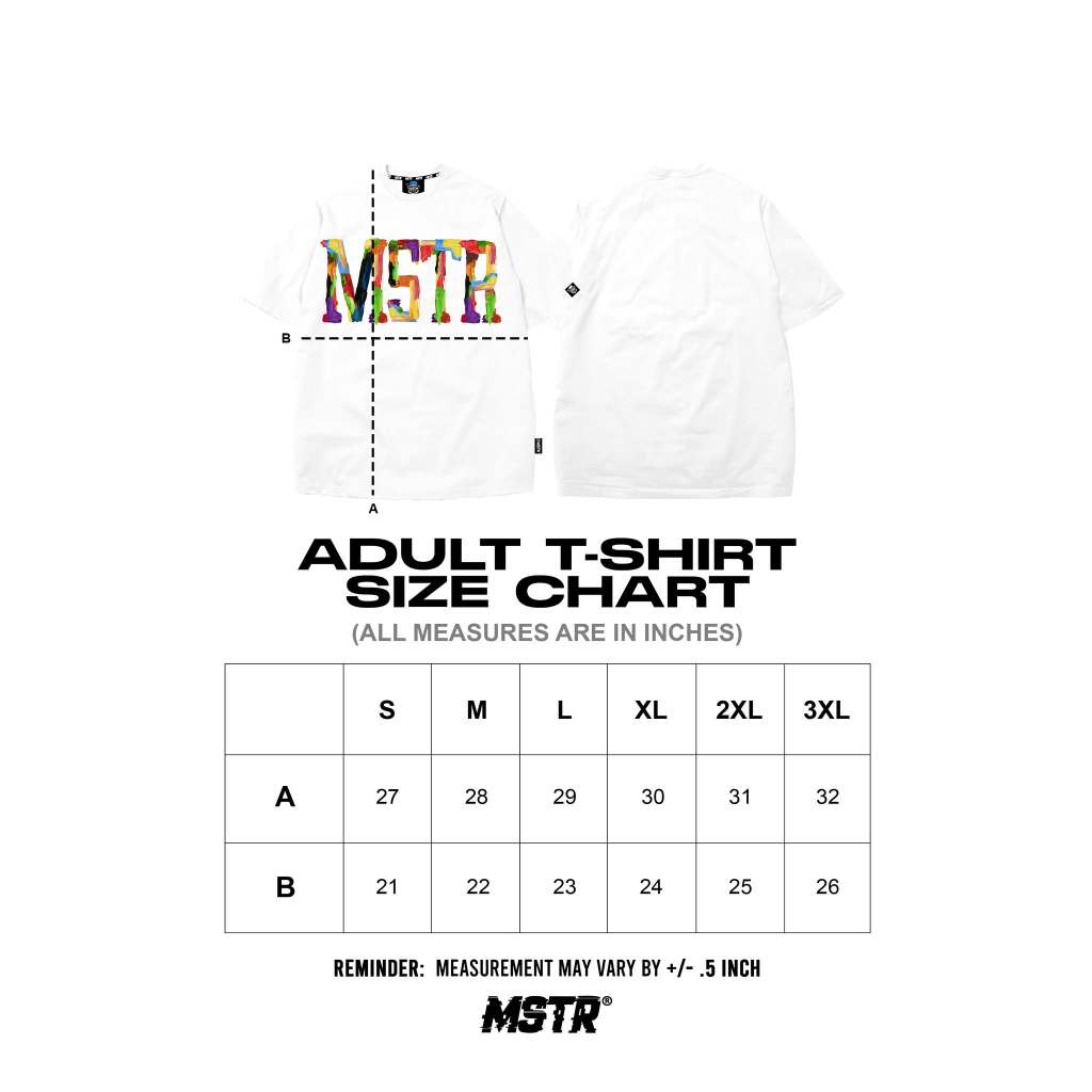MSTR - SECTION COLLECTION "SMUDGE" TSHIRT (WHITE)