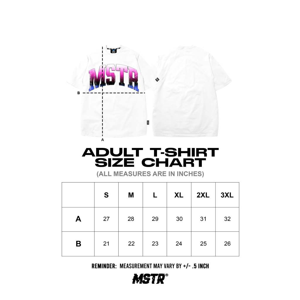 MSTR - SECTION COLLECTION "MAUVE" TSHIRT (WHITE)