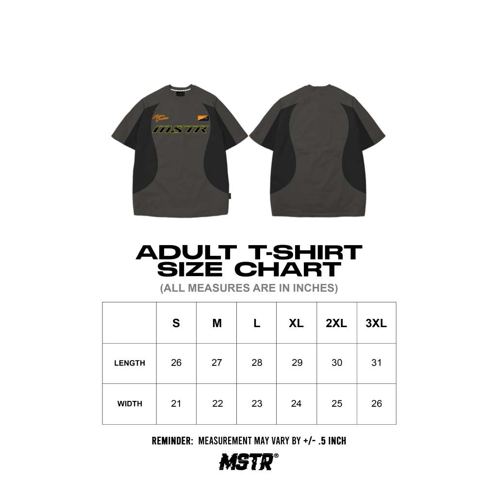 MSTR - HOARD COLLECTION "H13" CUT & SEW TSHIRT (AcidBlack)